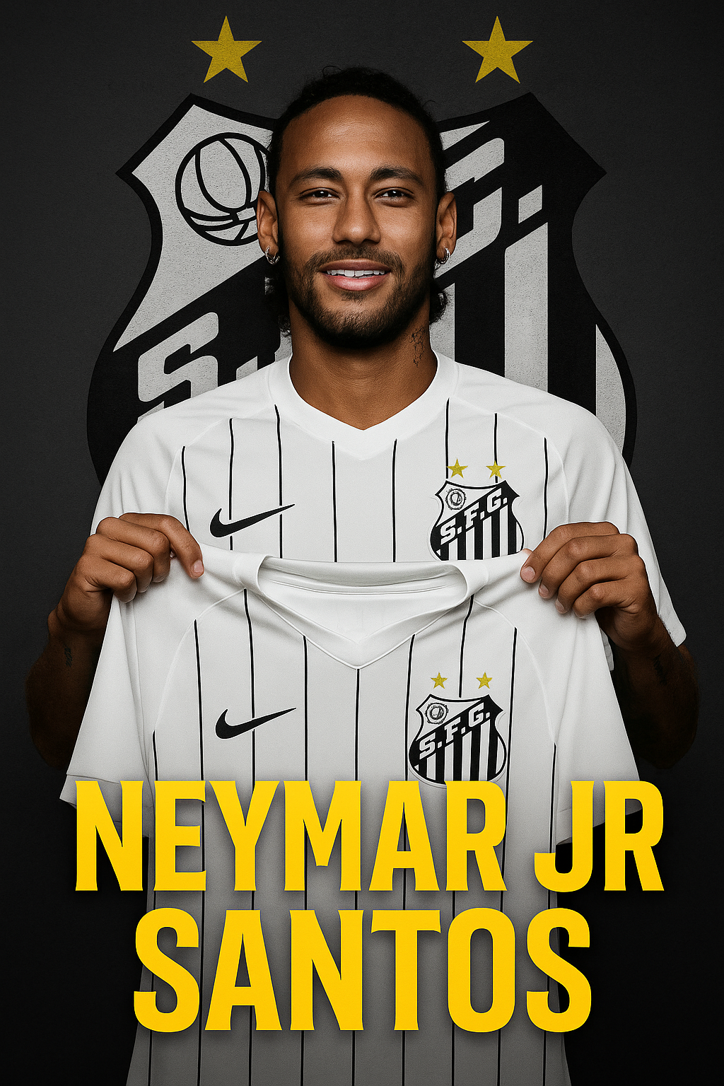 โญ Neymar Resmi Perpanjang Kontrak di Santos Hingga Desember
